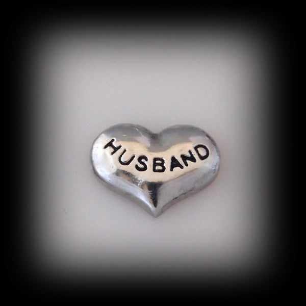 "Husband" Floating Charm