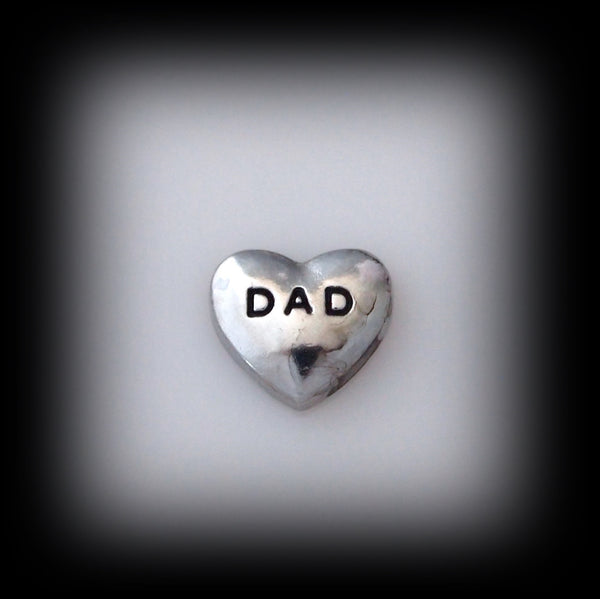 "Dad" Floating Charm