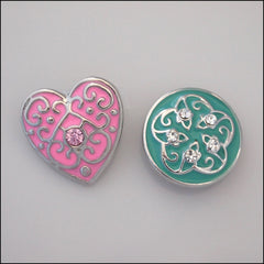 Deluxe Classic Crystal Snap Button - Find Something Special