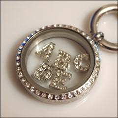 Crystal Letter Floating Charm - Find Something Special