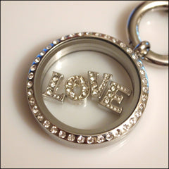 Crystal Letter Floating Charm - Find Something Special