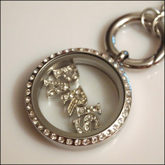 Crystal Letter Floating Charm - Find Something Special