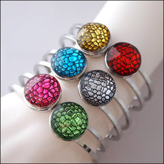 Double Snap Hinged Bangle with 2 Snaps - Find Something Special