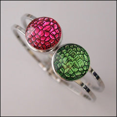 Double Snap Hinged Bangle with 2 Snaps - Find Something Special