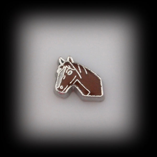 Horse Head Floating Charm