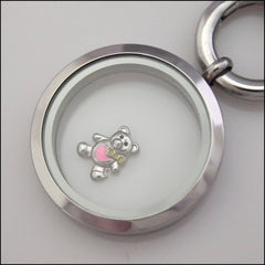 Teddy Bear Floating Charm - Find Something Special