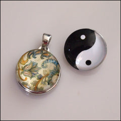 Simple Snap Pendant with 2 Snap Buttons - Find Something Special