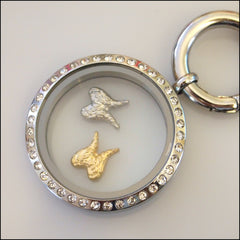 Angel Wings Floating Charm - Find Something Special