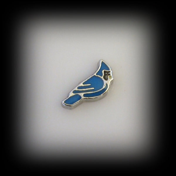 Blue Jay Floating Charm