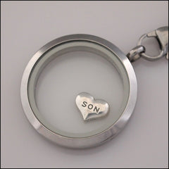 "Son" Floating Charm - Find Something Special