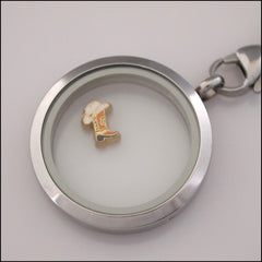 Cowboy Hat and Boot Floating Charm - Find Something Special