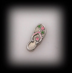 Single Floral Thong Floating Charm - Find Something Special
