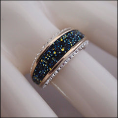 Night Sky Sterling Silver Ring - Find Something Special - 1