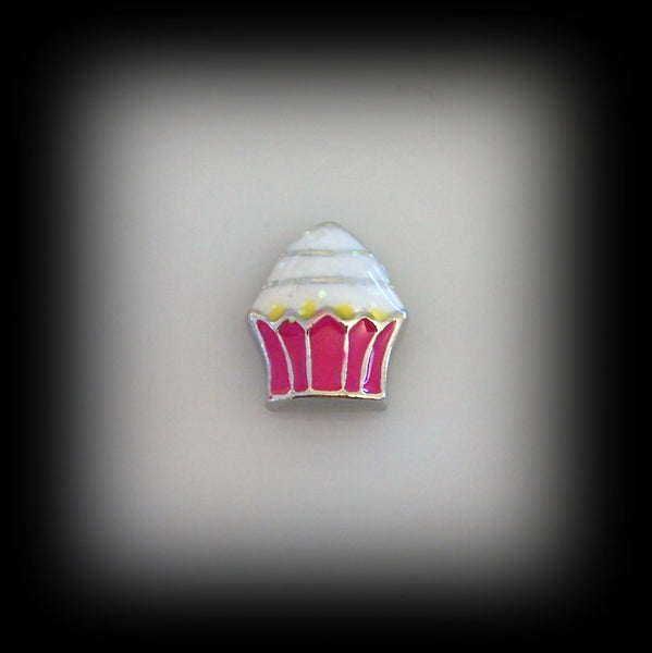 Cupcake Floating Charm