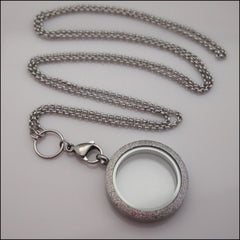 Silver Sparkle Living Locket - Find Something Special