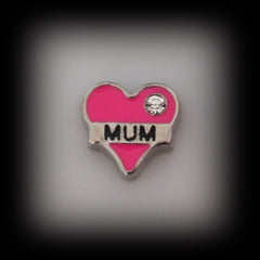 Pink "Mum" Floating Charm - Find Something Special