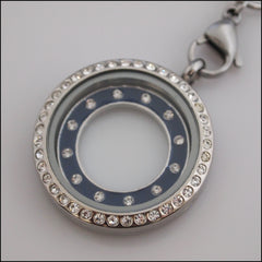 Inner Circle with Crystals for 30mm Living Locket - Find Something Special