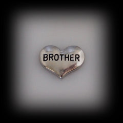 "Brother" Floating Charm - Find Something Special