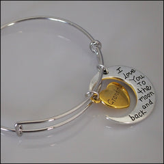 Expandable Bangle - Grandma to the Moon and Back - Find Something Special