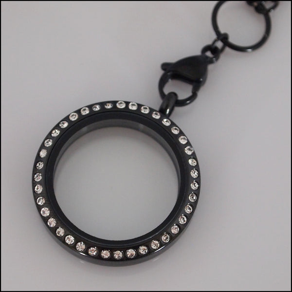 Black Crystal Living Locket