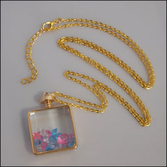 Bottle of Love Glass Pendant - Find Something Special