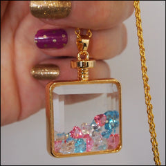 Bottle of Love Glass Pendant - Find Something Special