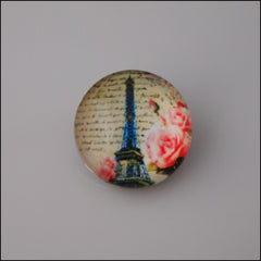 Eiffel Tower Snap Button - Find Something Special
