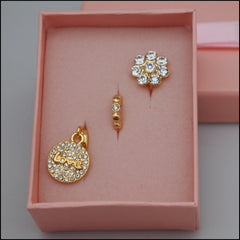 Leather Bracelet Charms Set 2 - Gold Plated - Find Something Special