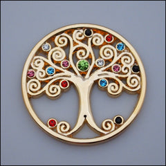 Coin for Coin Pendant - Tree of Life Gold - Find Something Special