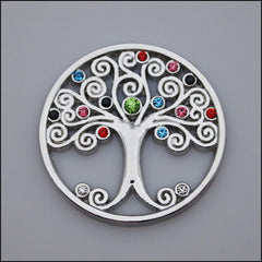 Coin for Coin Pendant - Tree of Life Silver - Find Something Special