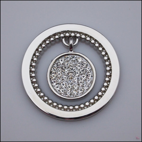 Coin for Coin Pendant - Swinging Disc Silver