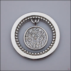 Coin for Coin Pendant - Swinging Disc Silver - Find Something Special