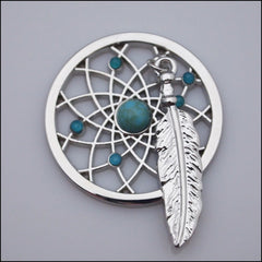 Coin for Coin Pendant - Dream Catcher Silver - Find Something Special