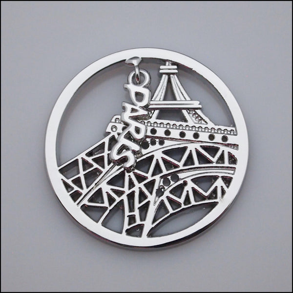Coin for Coin Pendant - Paris Silver