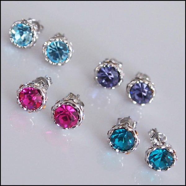 Crystal Stud Earrings