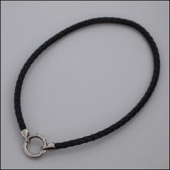 Rolo Leather Bracelet with Charms - Silver Plated - Find Something Special - 3