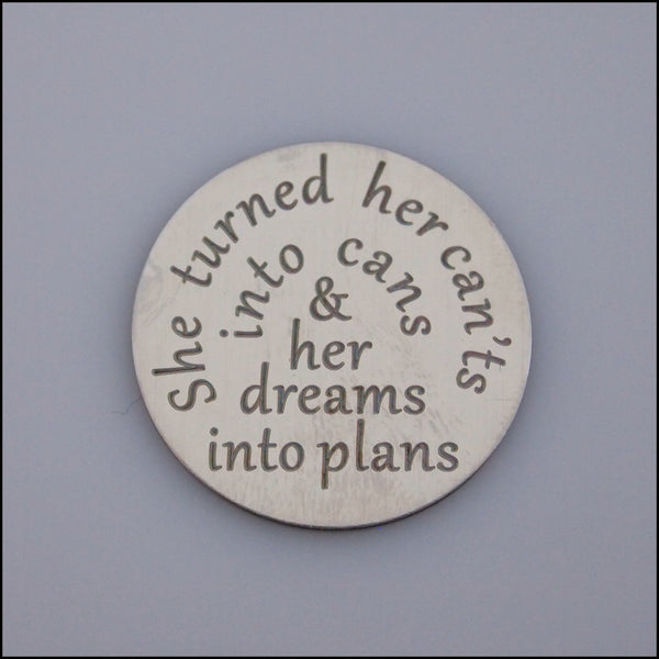 Locket Plate - Can'ts into Cans