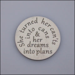 Locket Plate - Can'ts into Cans