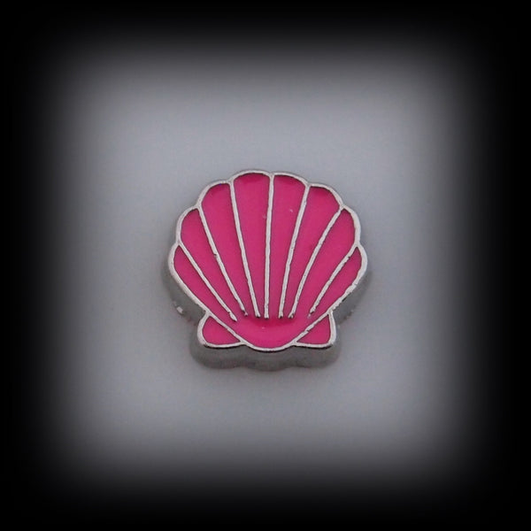 Pink Shell Floating Charm