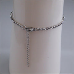 Magnetic Coin Bracelet - Silver