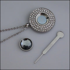 Magnetic Coin Pendant - Silver
