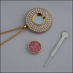 Magnetic Coin Pendant - Gold