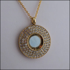 Magnetic Coin Pendant - Gold