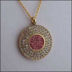 Magnetic Coin Pendant - Gold
