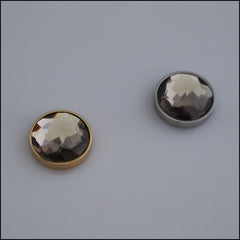 Single Mocha Crystal 12mm Magnetic Coin