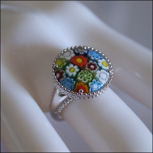 Round Murano Glass Ring by Alan K