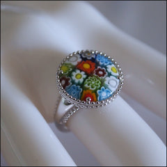 Round Murano Glass Ring by Alan K