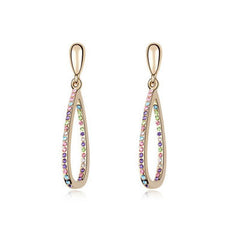 Multicolour Austrian Crystal Earrings - Find Something Special