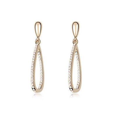 White Austrian Crystal Earrings