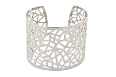 Silver Geometric Cuff - Find Something Special